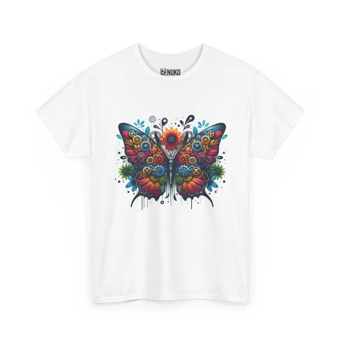 T-shirt z nadrukiem Mechaflora